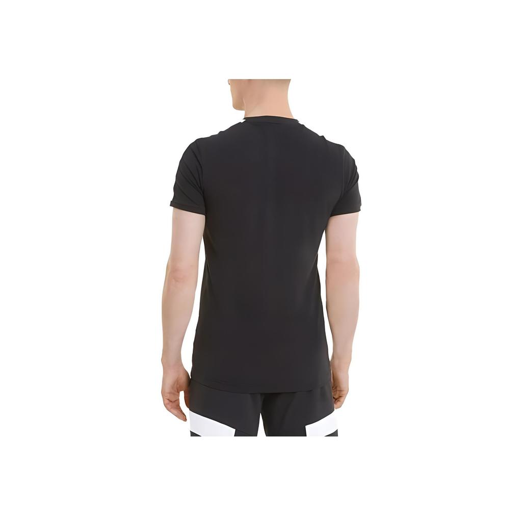 PUMA Round-Neck Pullover With Brand Letter Logo Short-Sleeve T-Shirt Men Tops Black 599869-01