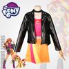 Sunset Shimmer My Little Pony Cosplay Costume - Ponyville Girl Anime Stage Outfit (European & American Style)