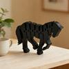 3D Printed Horse Figurine Movable Joints Stress Relief Toy Year of The Horse Ornament Articulated Fidget Toy for Desktop Bookshelf Decoration