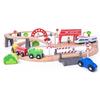 Coffret De Train - WOODY - 93064 - Locomotive Électrique - Multicolore - À Partir De 3 Ans