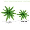 [C]Lifelike Artificial Boston Fern Fake Plastic Plants Decorations UV Resistant For Outdoor Home Kitchen Decor Garden Decoration