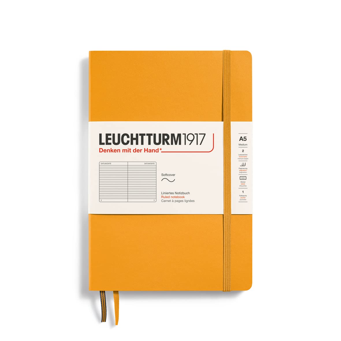

LEUCHTTURM1917 Notebook A5 Lined Softcover Rising Sun 363404