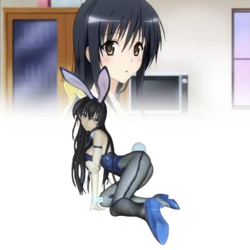 Stunning 1/6 Scale Yui Gokoshikawa Bunny Girl Figure Pvc Collectible Model