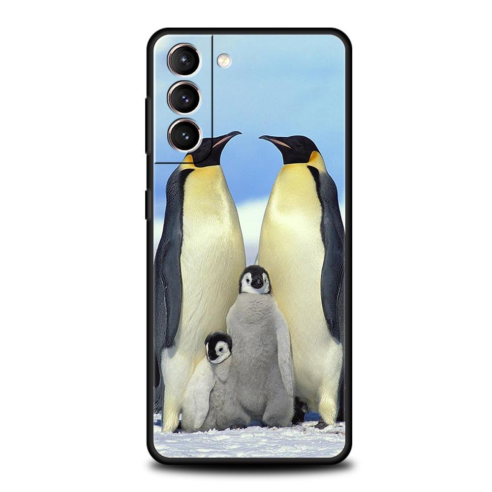 

Чохол для телефону з пінгвіном та арктичним дизайном для Samsung Galaxy S24 S23 S22 S20 Ultra S21 FE 5G S10 S9 Plus S10E S8 М який силіконовий чохол S22 Plus 5G