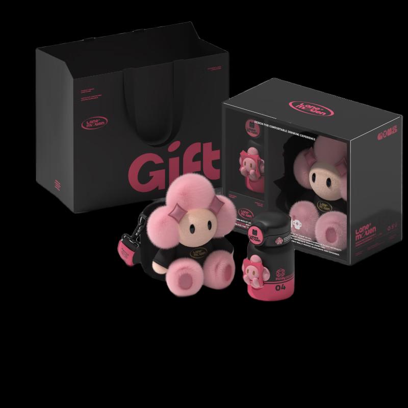 Плюшевая термобутылка Lanmeng Huamengmeng