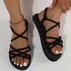 Summer Leisure Sandals For Women Flat Shoes Soft EVA Sole Light Weight Female Daily Walking Sandalias Street Footwear
