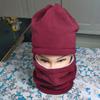 Windproof Winter Warm Hat Scarf Two-piece Coldproof Cycling Mask Motorcycle Warm Mask  Women