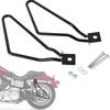 1 Paar Aluminiumlegierung Satteltaschenhalter Satteltaschenhalterungen für Harley 883 Dyna Motorradzubehör