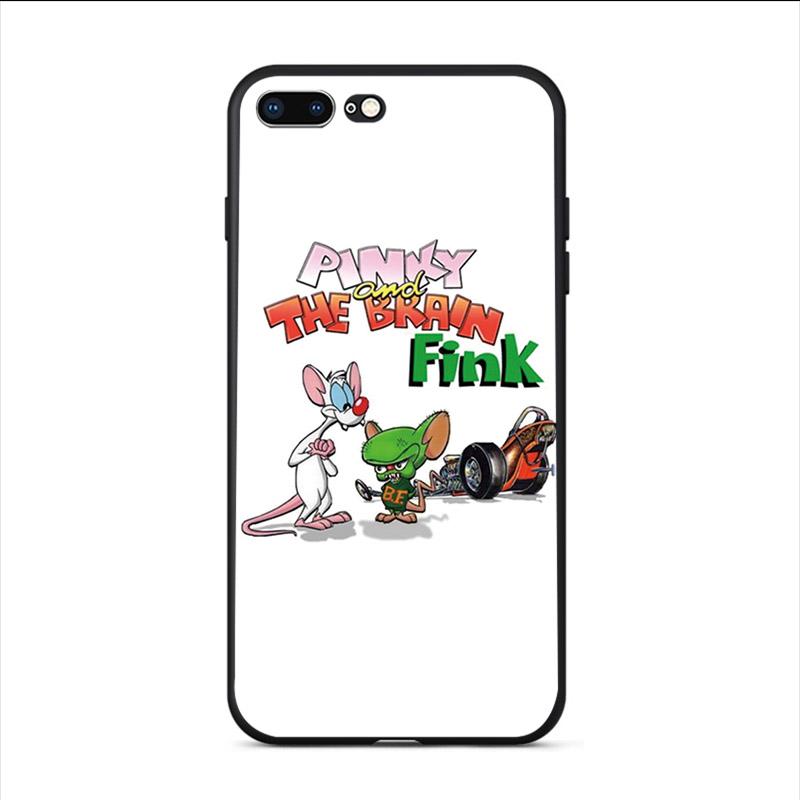 High Quality Phone TPU Case Cartoon TV Series Pinky and the Brain For iPhone 5 5S SE 2020 6 6s 7 8 Plus X XR XS MAX 11 11Pro Max