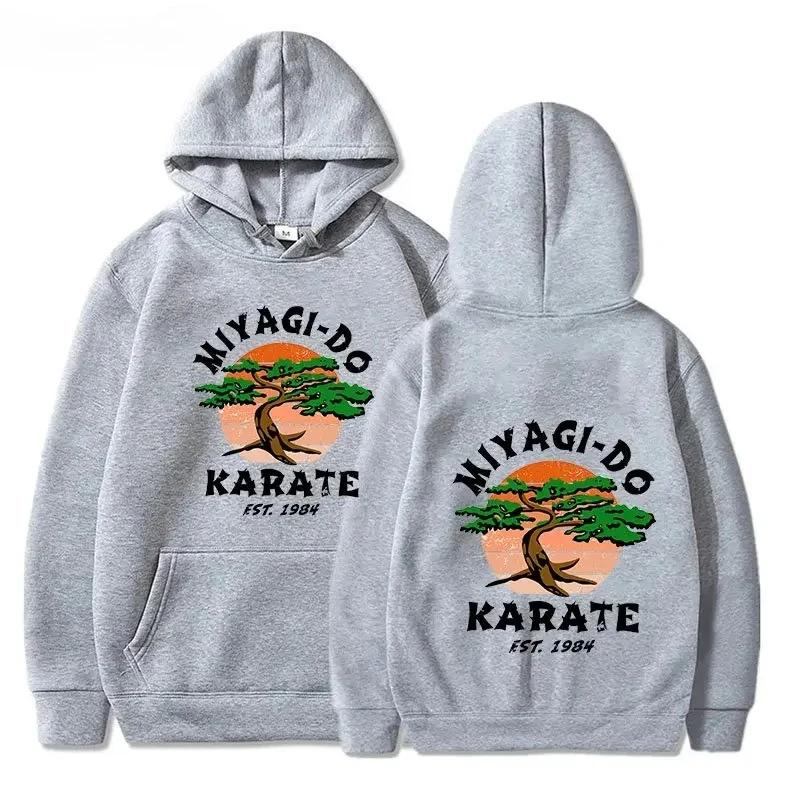 Classic Anime Hoodie Cobra Kai Miyagi Do Autumn and Winter Hoodie Men's Fashionable and Comfortable Pullover