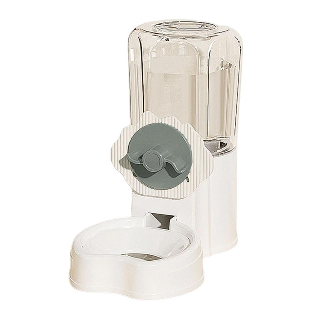 Automatic Pet Water Dispenser Food Feeder Leakproof Waterer Bowl With Easy Installation Screw Design for Cage Use