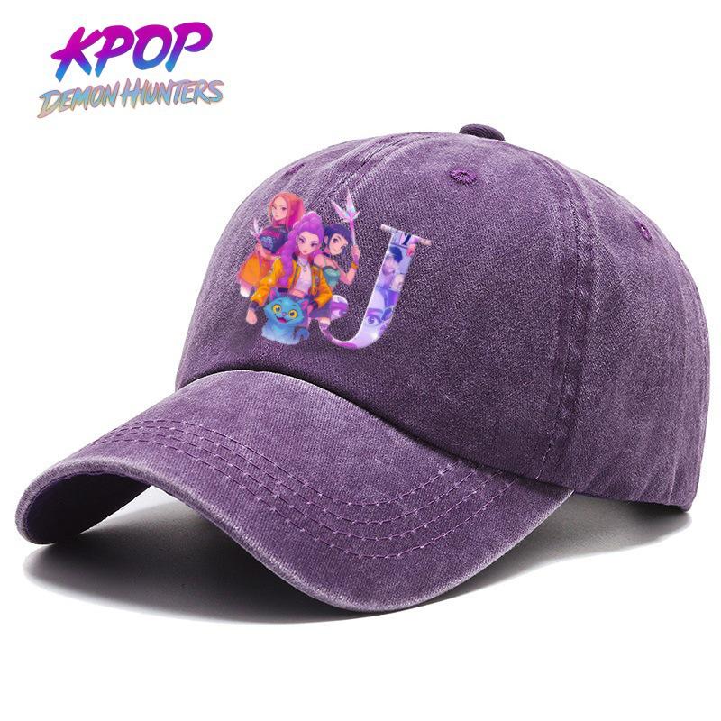 K-Pop Demon Hunter Girl Group Baseball Cap – Retro Duckbill Sun Hat for Women, Trendy Casual Sports Cap