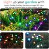 Outdoor Lights Solar Lawn Lamp Garden Lamp LED Wind-driven Firefly Ground Plug Lamp for Garden Lawn IP65 Landscape Holiday Light
