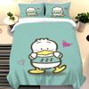 Copripiumino Paperella Anime Cartone Animato Pekkle Pelle-Amichevole E Traspirante Trapunta Stampata Carina Calda Biancheria da Letto Sanrio