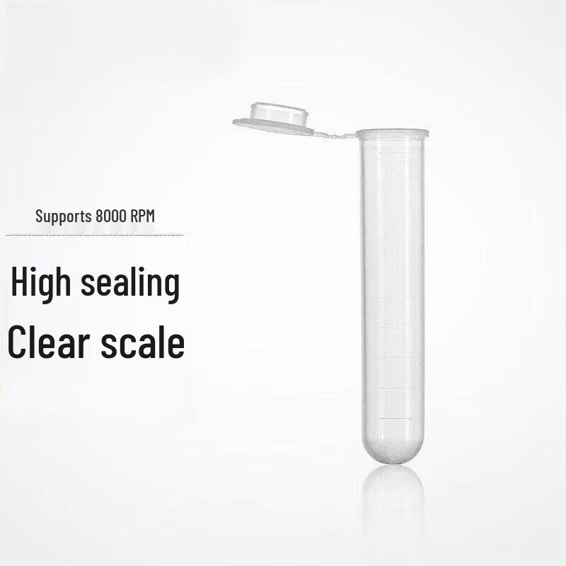 Aokewen 10mL Graduated Plastic Centrifuge Tube, 100-Pack