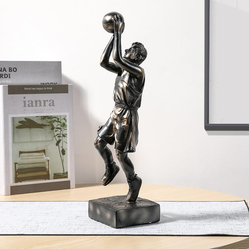 Modern Simple Basketball Ornaments Creative Football Characters Office Living Room TV Cabinet Home Soft Decorations