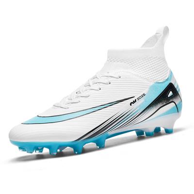 New Football Shoes Long Broken Nails High Top Men's and Women's Youth Sports