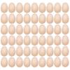 150Pcs Unfinished Wooden Eggs for Crafts, Fake Eggs Wooden Craft Supplies, DIY Decoration Eggs for Easter, Home Decor
