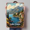Lake Como Italy Travel Tin Poster Customized Retro Wall Art Vintage Metal Signs for Room Gamer Decoration At Home Bathroom Decor
