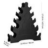  Dumbbell Rack Triangle Shaped Stand Dumbbell Display Rack Home Gym Barbell Storage Support Dumbell Holder Organization