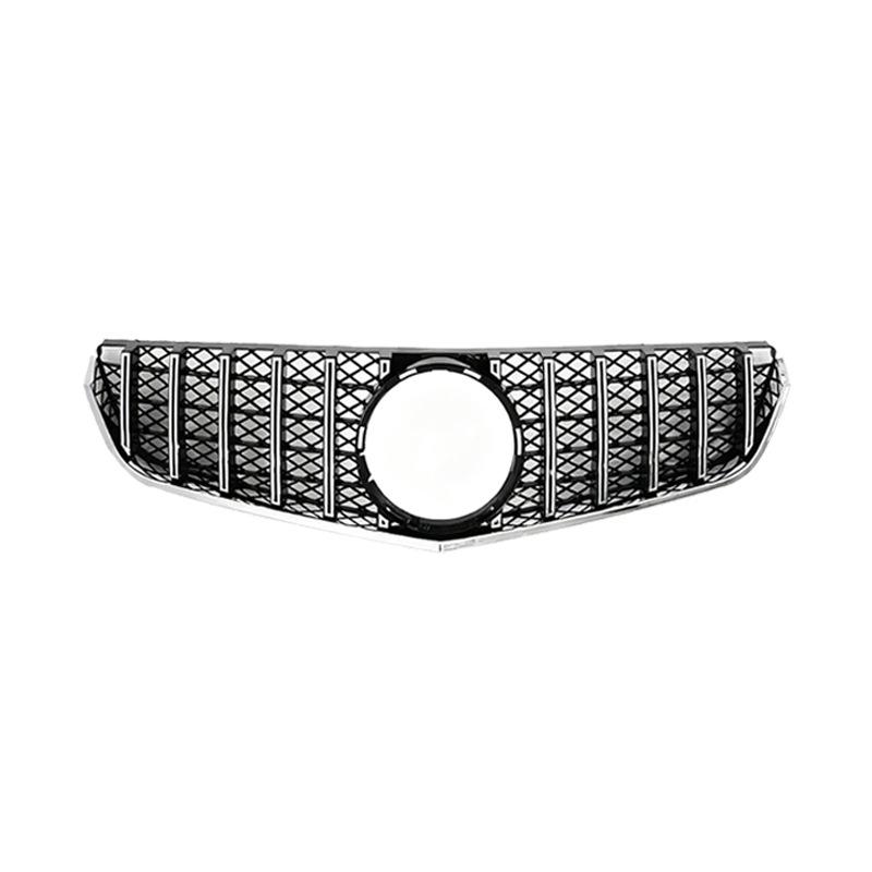 Silver Front Grille Replacement for 2009-2013 Mercedes E-Class W207 GT Style