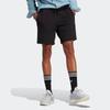 Adidas Pure Color Drawstring Casual Straight Shorts Men Bottoms Black IB2014