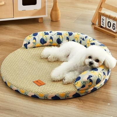 S/M/L Removable and Washable Dog Mats for Sleeping Summer Cool Cat Bed Pet Cushion Universal Dog Sleeping Pad for Cat
