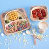 Creative Bamboo Fiber Children's Tableware 5-piece Set for Kindergarten Baby