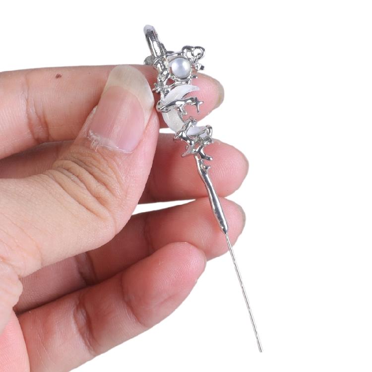 Star Moon Diamond Earrings Auricles Type Ear Clip Creative Earrings for Women