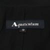 Aquascutum [Good Condition] Formal Jacket Docking dress 9 blackUsed