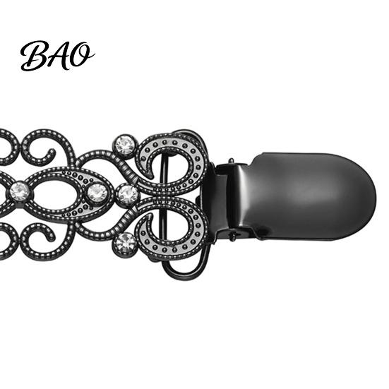 Women Shawl Clamp Vintage Cardigan Sweater Clip with Rhinestone, Hold Together, Retro Metal Clasps Cincher for Dress Shawl, Clothing Accessories