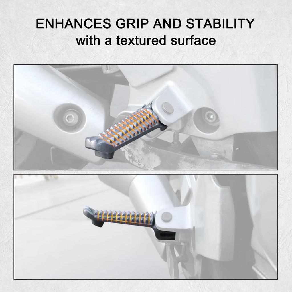 FOVPLUE Front Foot Peg Kit, Left and Right Driver/Rider Footrest Yamaha YZF R1 1998-2024,