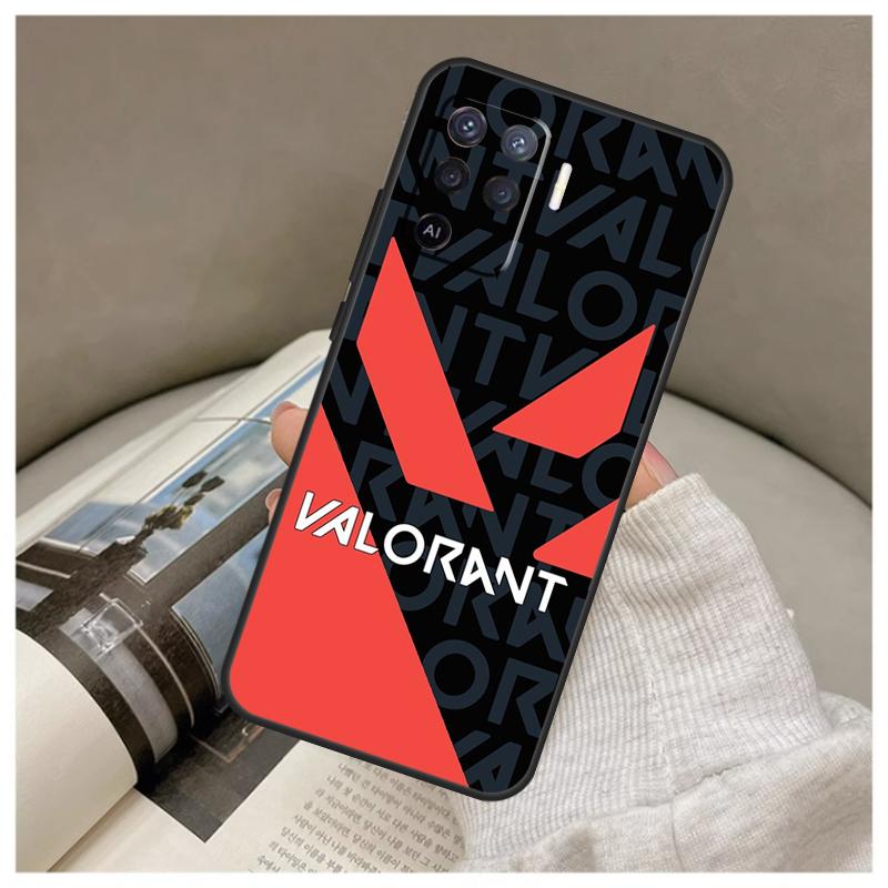 Valorant Game Case For Oppo A74 A94 A54 A18 A38 A58 A78 A98 A80 A60 A40 A96 A76 A16 A15 A17 A57 A77 A5 Pro