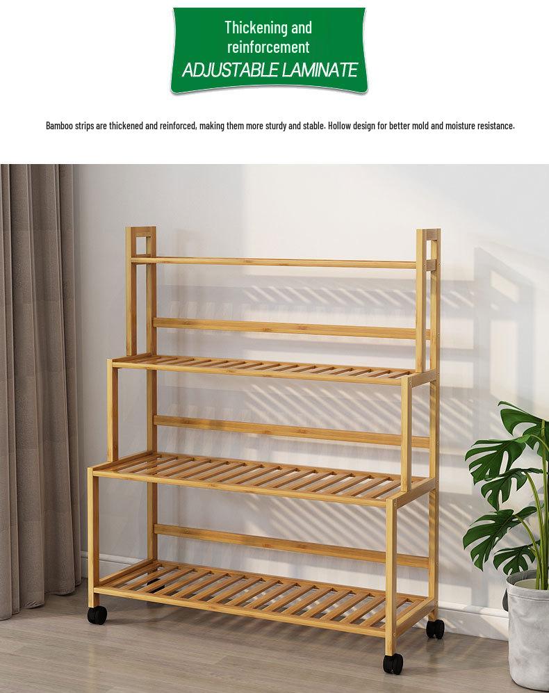Bamboo Multi-Tier Indoor Plant Stand for Succulents and Flowers