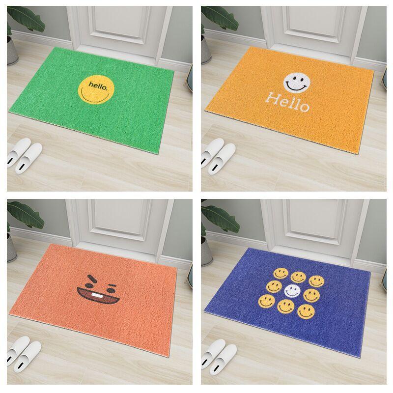 Cartoon-Fußmatte für Zuhause, Veranda, Schlafzimmer, Zimmer, rutschfester Fußteppich, Eingangstür, Reibteppich, Heimdekoration, Veranda, Ausdruck, Fußmatte 