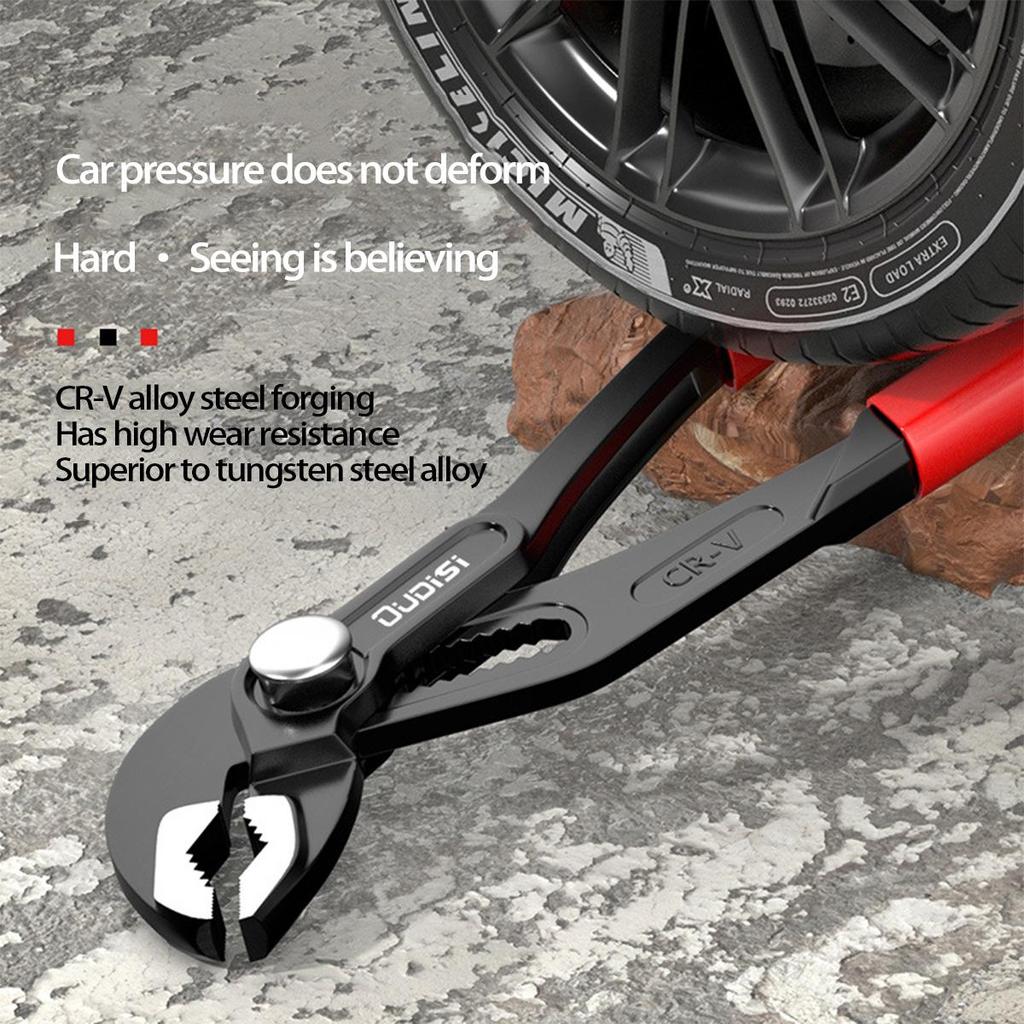 Otis multifunksjonell justerbar rød rørtang, 8" og 10" fiskemunnnøkkel