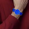 Calvin Klein Color Series Watch Quartz Movement Genuine Leather Strap 40Mm Blue Dial Men watches K7B211VN