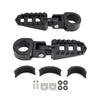 Universal Front Footrests Foot Pegs Fit for Motorcycle with 1.25" Bars