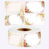 50-250Pcs Flowers Name Labels Kitchen Blank Handwritten Date Stickers Refrigerator Freezer Food Storage Small Business 3*5Cm
