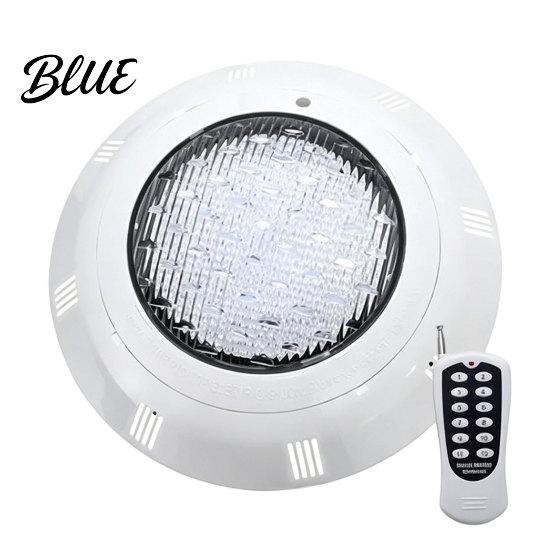 Underwater Swimming Pool Light 12V 45W RGB Submersible Lamp with Durable Waterproof Remote