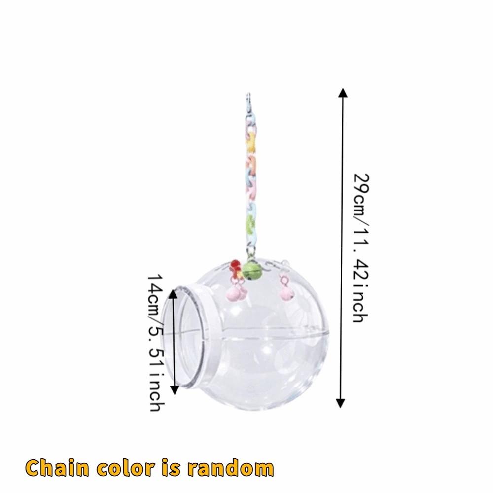 Detachable Parrot Breeding Nest Transparent Bird Cage Bed Spherical Bird Nest Pet Supplies
