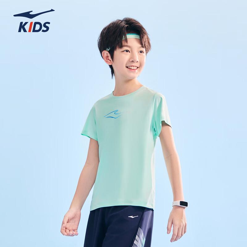 

ERKE Kids Quick-Dry UV50+ Sun Protection Short Sleeve T-Shirt 165