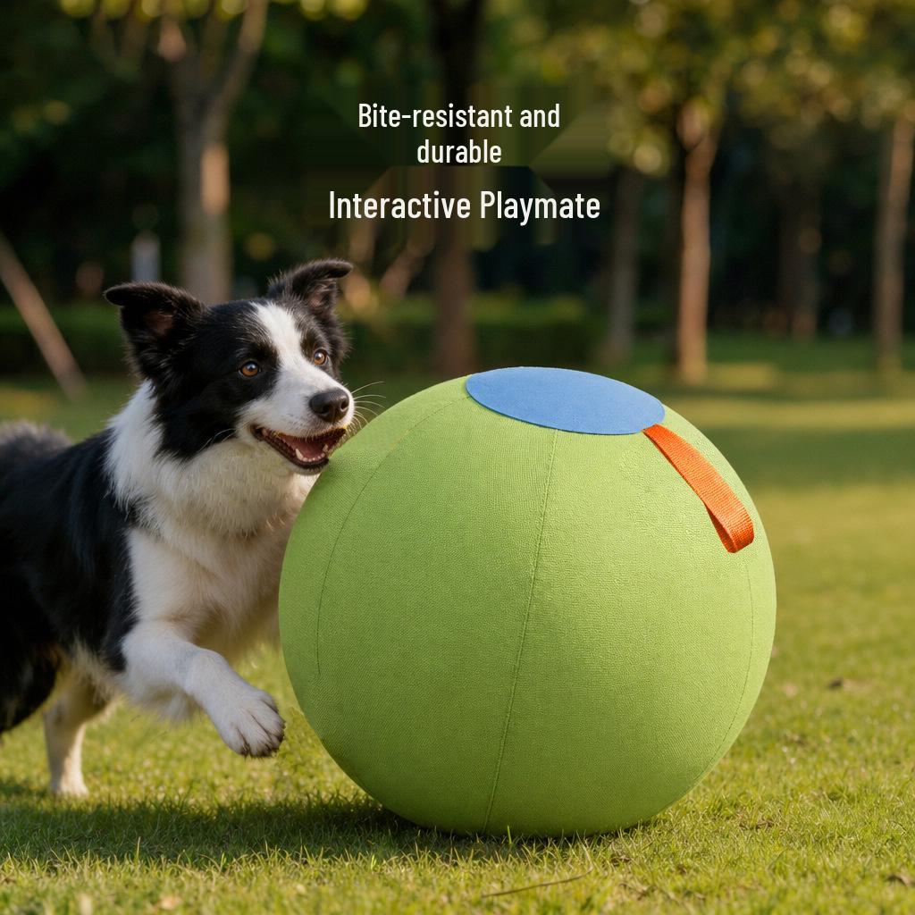 

Inflatable Chew-Resistant Dog Training Ball - Interactive Outdoor Toy 25cm Cover Only (No Inner Part) синий