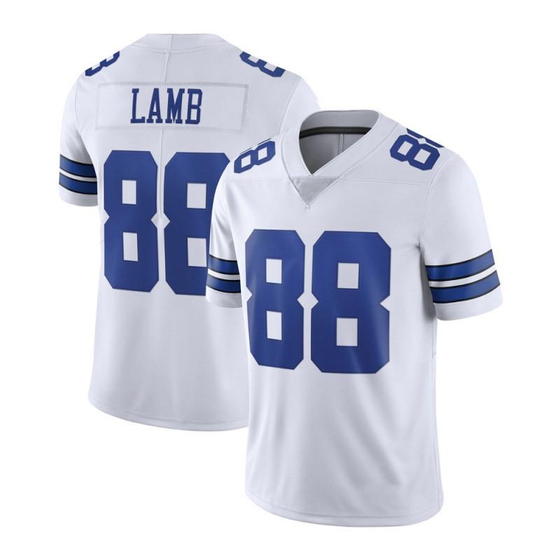 Dallas Cowboys NFL Football Jersey CeeDee Lamb 88 Embroidered Team Uniform Men Fans