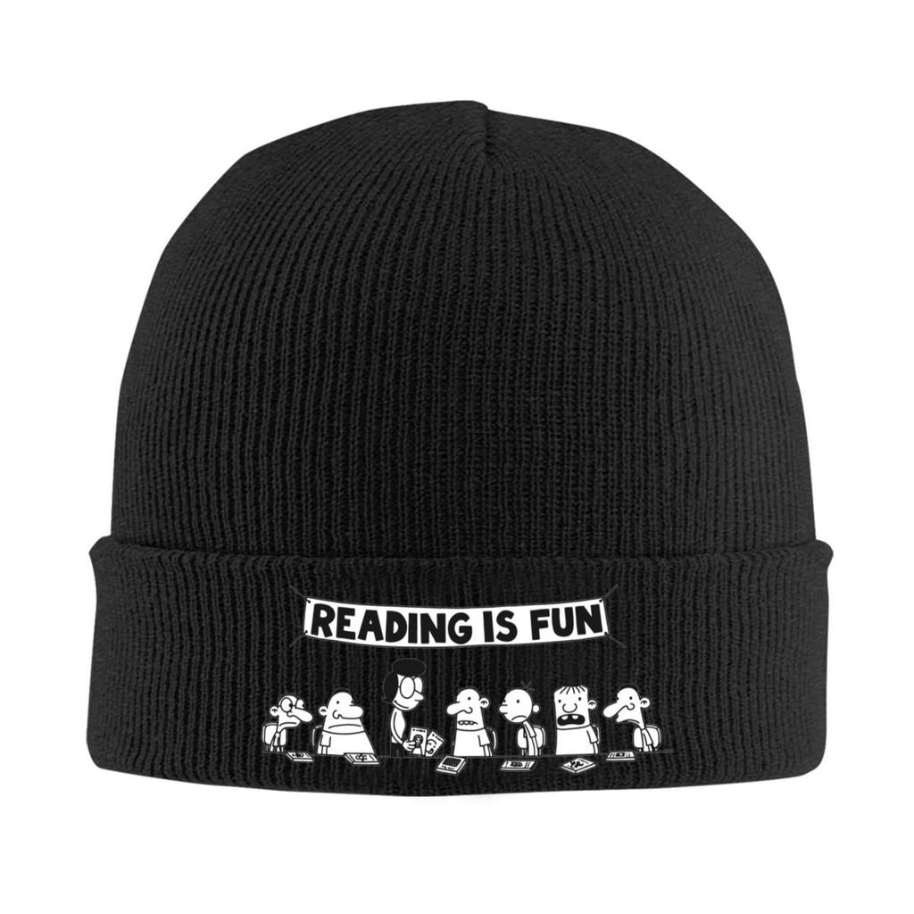Diary Of A Wimpy Kid Warm Knitted Cap Fashion Bonnet Hat Autumn Winter Outdoor Beanies Hats for Unisex Adult