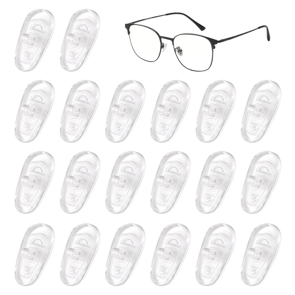 Pack Of 20 Silicone Nose Pads For Glasses Universal G14 Fit Soft AntiSlip Design Eyewear Accessories Replacement Part
