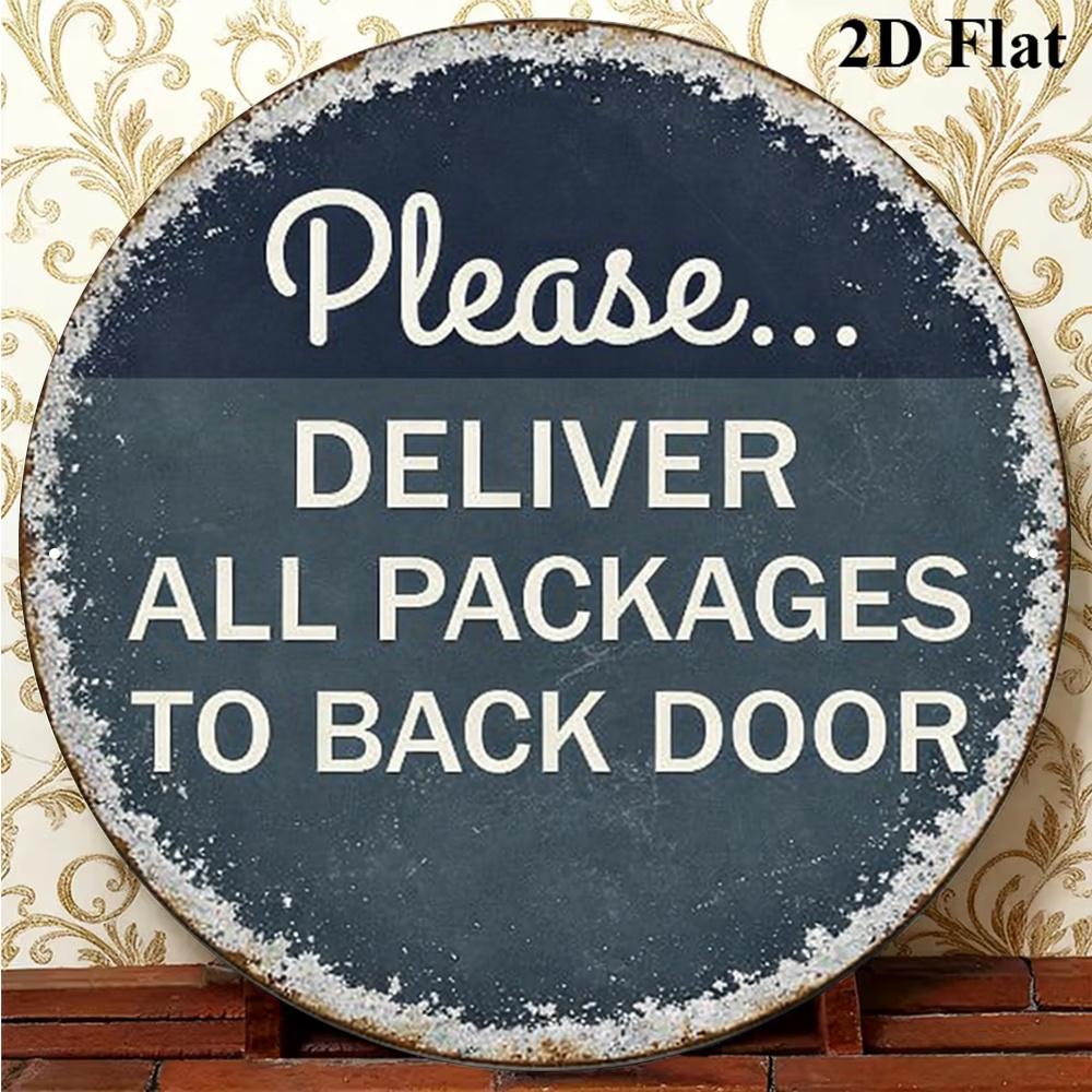 D Plane Circular Bali Themed Tin Metal Sign Tropical Beach Sunset Art Suitable for Home Lounge or Tropical Themed Cafes D