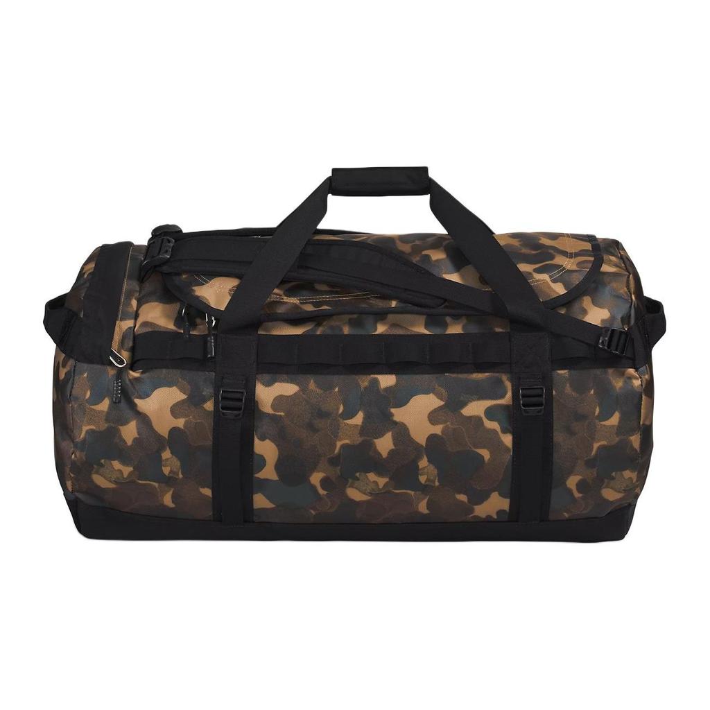 The North Face 95L Base Camp Logo Print Tragetasche Umhängetasche Reise Tasche Unisex Taschen Camouflage Schwarz NF0A52SB-O87