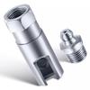 90 Degree Lubricant Grease Coupler Replacement Parts Slide on Grease Adapter Right Angle Grease Coupler Carbon Steel 4cmx1.4cm