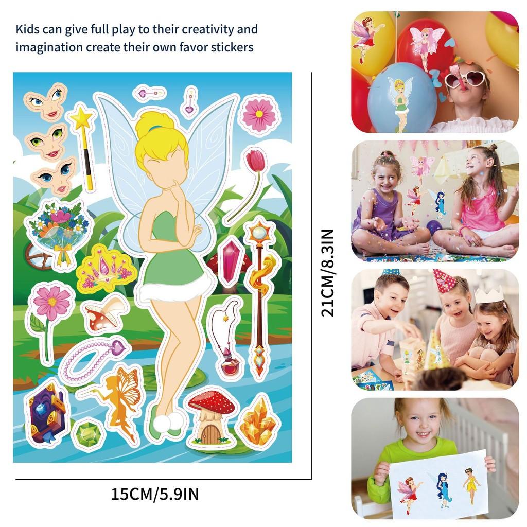 Adorable Cartoon Fairy Interactive Puzzle Stickers For Kids Diy Fun Activity Set